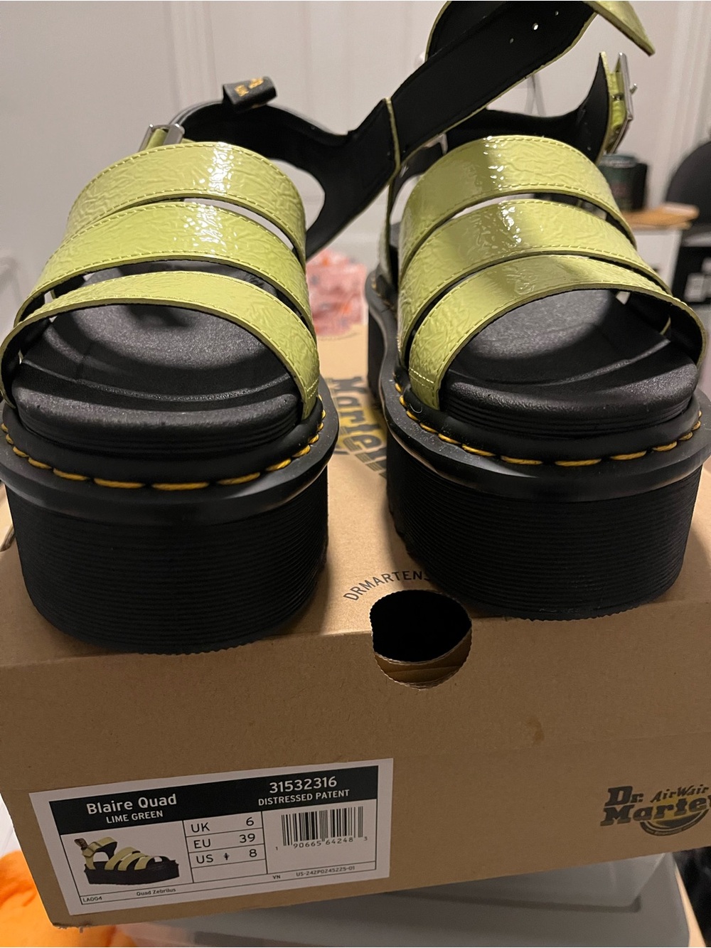 New Dr. Martens Blaire Quad Platform Sandals size 8 - Picture 8 of 8